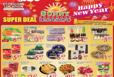 Sunny Foodmart (Etobicoke) Flyer December 29 to January 4