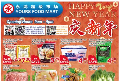 Yours Food Mart Flyer December 29 to January 4