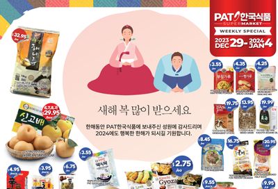 PAT Mart Flyer December 29 to January 4
