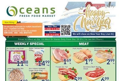 Oceans Fresh Food Market (West Dr., Brampton) Flyer December 29 to January 4