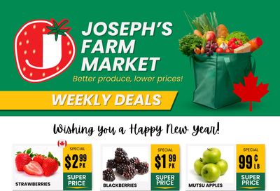 Joseph's Farm Market Flyer December 29 to January 3