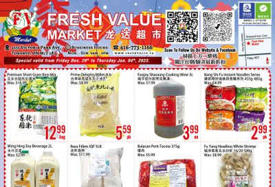 Fresh Value (Scarborough) Flyer December 29 to January 4