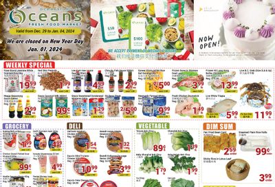 Oceans Fresh Food Market (Mississauga) Flyer December 29 to January 4
