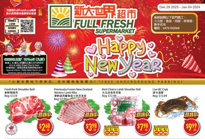 Full Fresh Supermarket Flyer December 29 to January 4