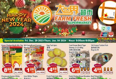 Farm Fresh Supermarket Flyer December 29 to January 4