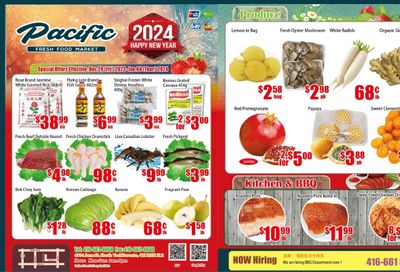 Pacific Fresh Food Market (North York) Flyer December 29 to January 4