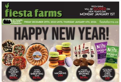 Fiesta Farms Flyer December 29 to January 4