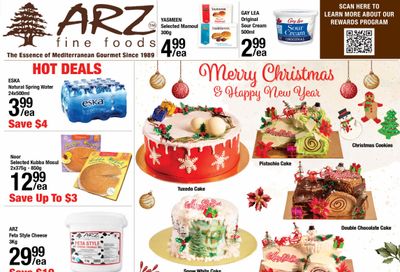 Arz Fine Foods Flyer December 29 to January 4
