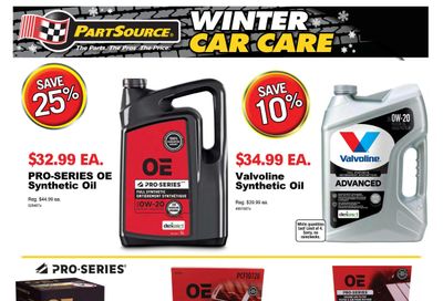 PartSource Flyer December 29 to January 2