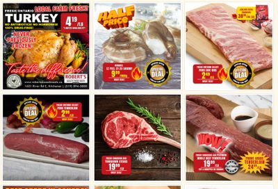 Robert's Fresh and Boxed Meats Flyer December 25 to January 1