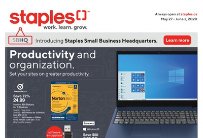 Staples Flyer May 27 to June 2