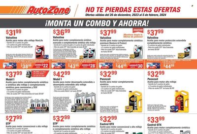 Autozone (PR) Weekly Ad Flyer Specials December 26 to February 5, 2024