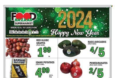 Food Bazaar (CT, NJ, NY) Weekly Ad Flyer Specials December 28 to January 3, 2024