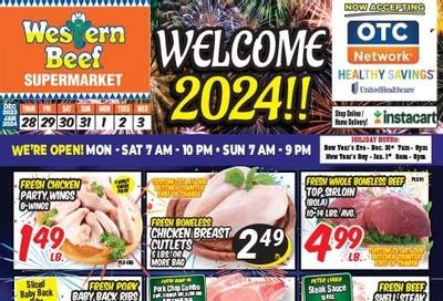 Western Beef (FL, NY) Weekly Ad Flyer Specials December 28 to January 3, 2024