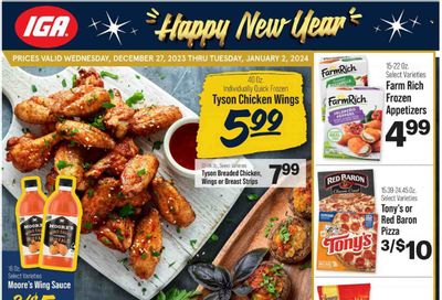 IGA (KY) Weekly Ad Flyer Specials December 27 to January 2, 2024