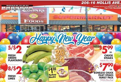 Compare Foods (NY) Weekly Ad Flyer Specials December 29 to January 4, 2024