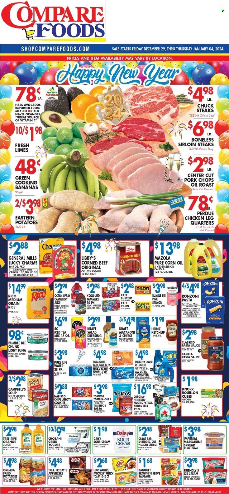 Compare Foods (CT, MD, NC, NJ, NY, RI) Weekly Ad Flyer Specials December 29 to January 4, 2024