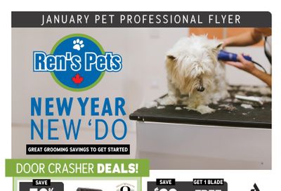 Ren's Pets Grooming Sale Flyer January 1 to 31