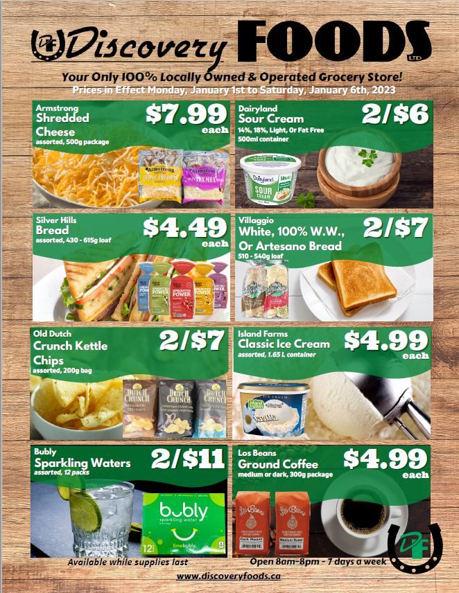 Discovery Foods Flyer January 1 to 6