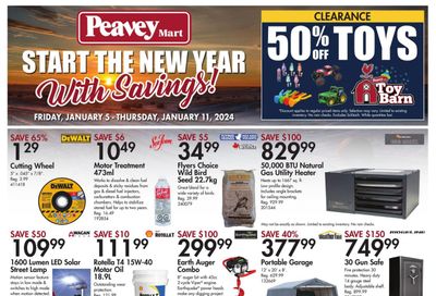Peavey Mart Flyer January 5 to 11