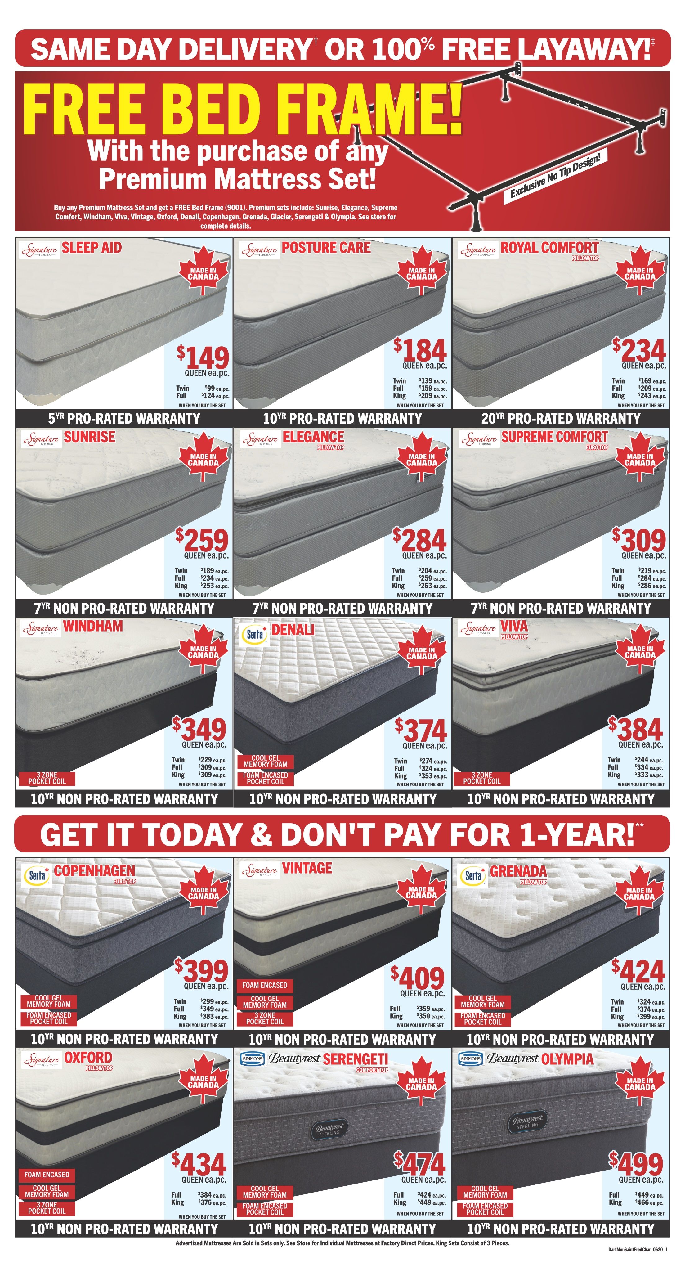 Surplus Furniture & Mattress Warehouse (Moncton) Flyer May 26 to June 1