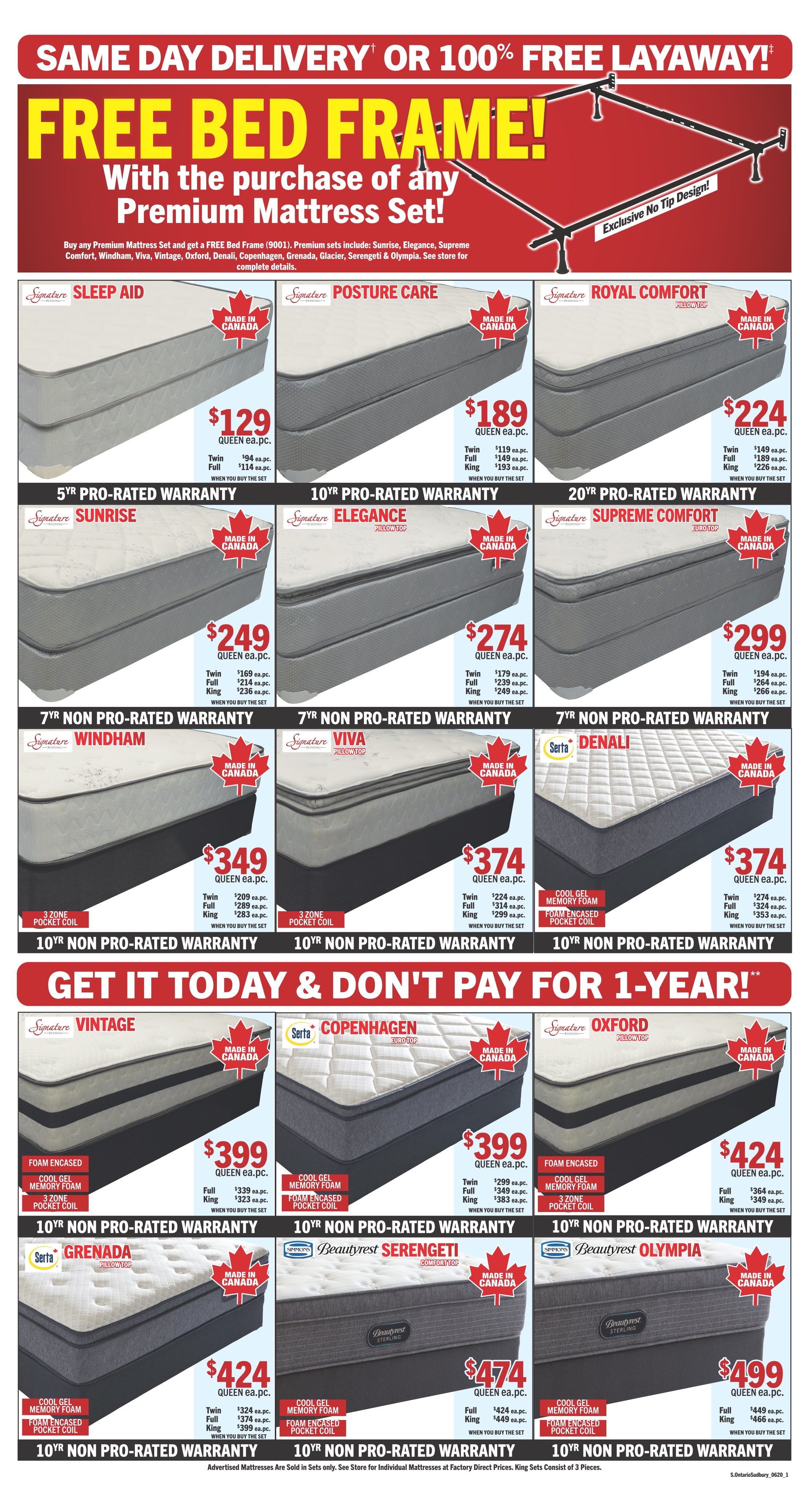 Surplus Furniture & Mattress Warehouse (London) Flyer May 26 to June 1