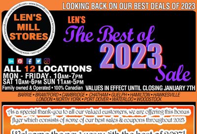 Len's Mill Stores Flyer January 2 to 7