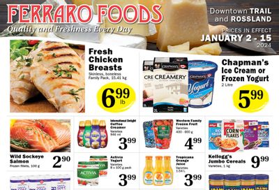 Ferraro Foods Flyer January 2 to 15