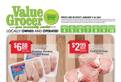 Value Grocer Flyer January 4 to 10