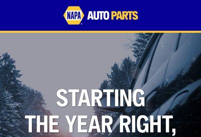 NAPA Auto Parts Flyer January 1 to 15