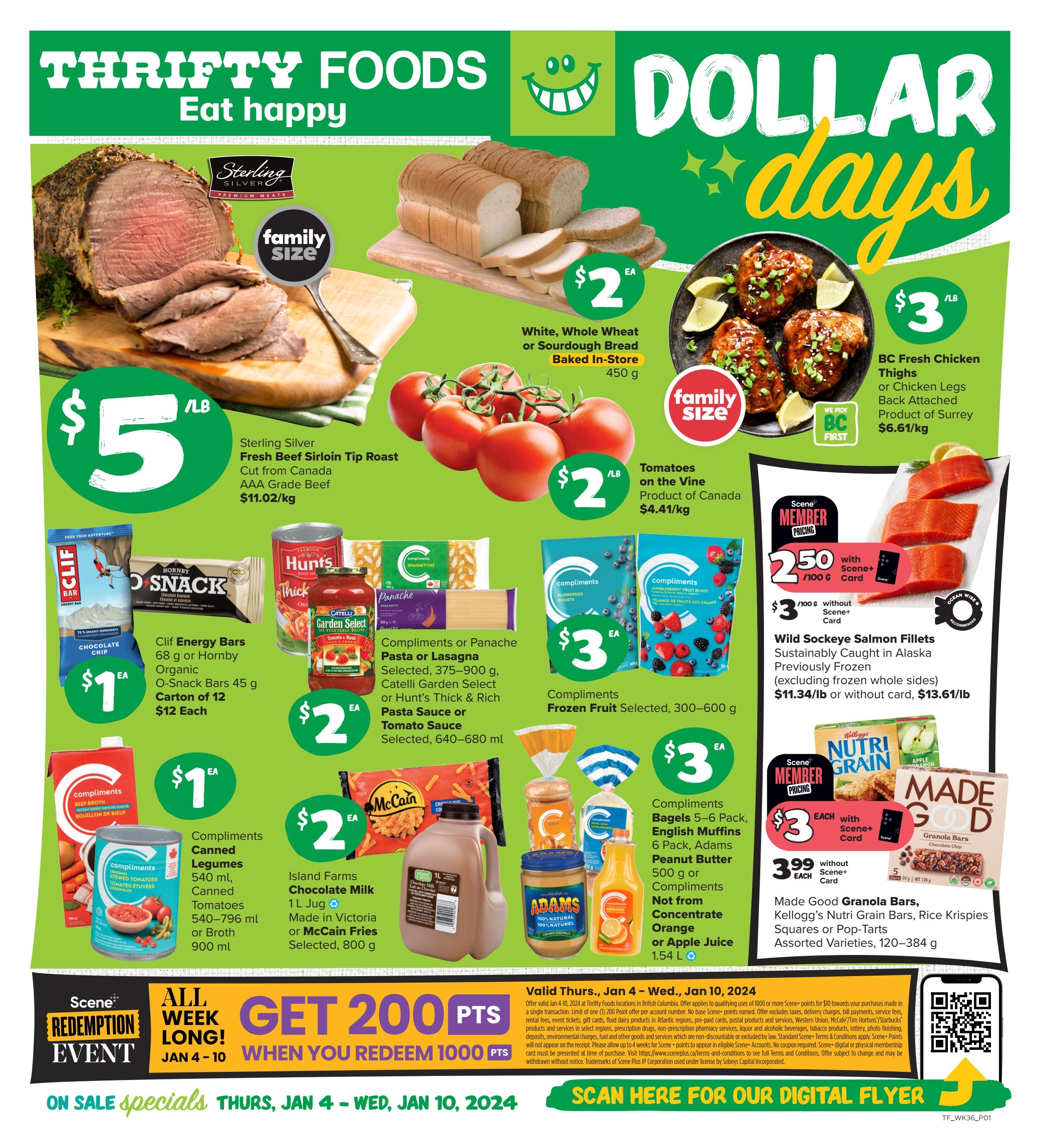 Thrifty food discounts