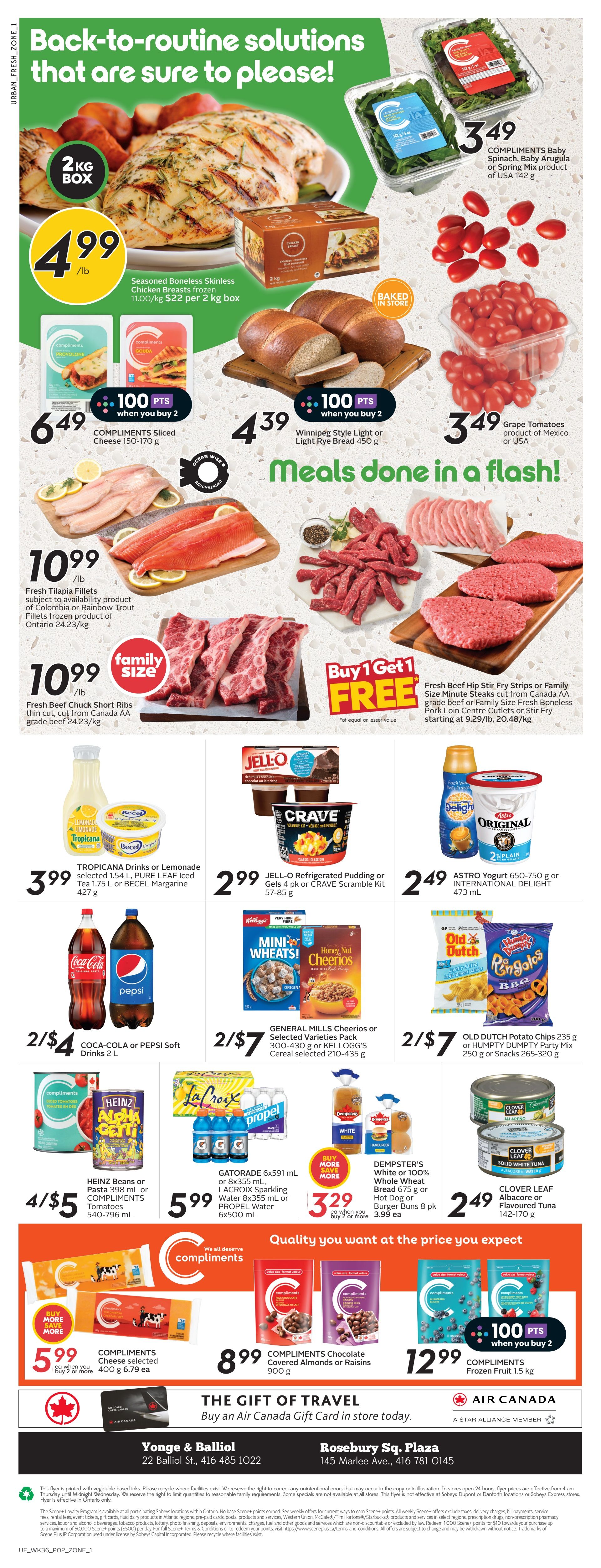 Sobeys Urban Fresh Flyer January 4 to 10