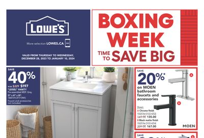 Lowe's (West) Flyer January 4 to 10