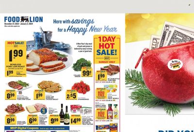 Food Lion (SC) Weekly Ad Flyer Specials December 27 to January 2, 2024