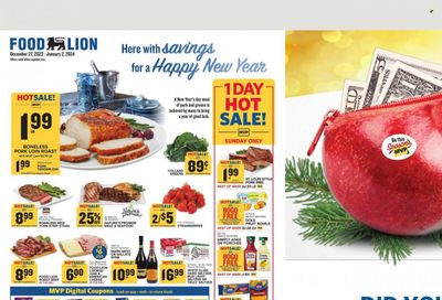 Food Lion (TN) Weekly Ad Flyer Specials December 27 to January 2, 2024