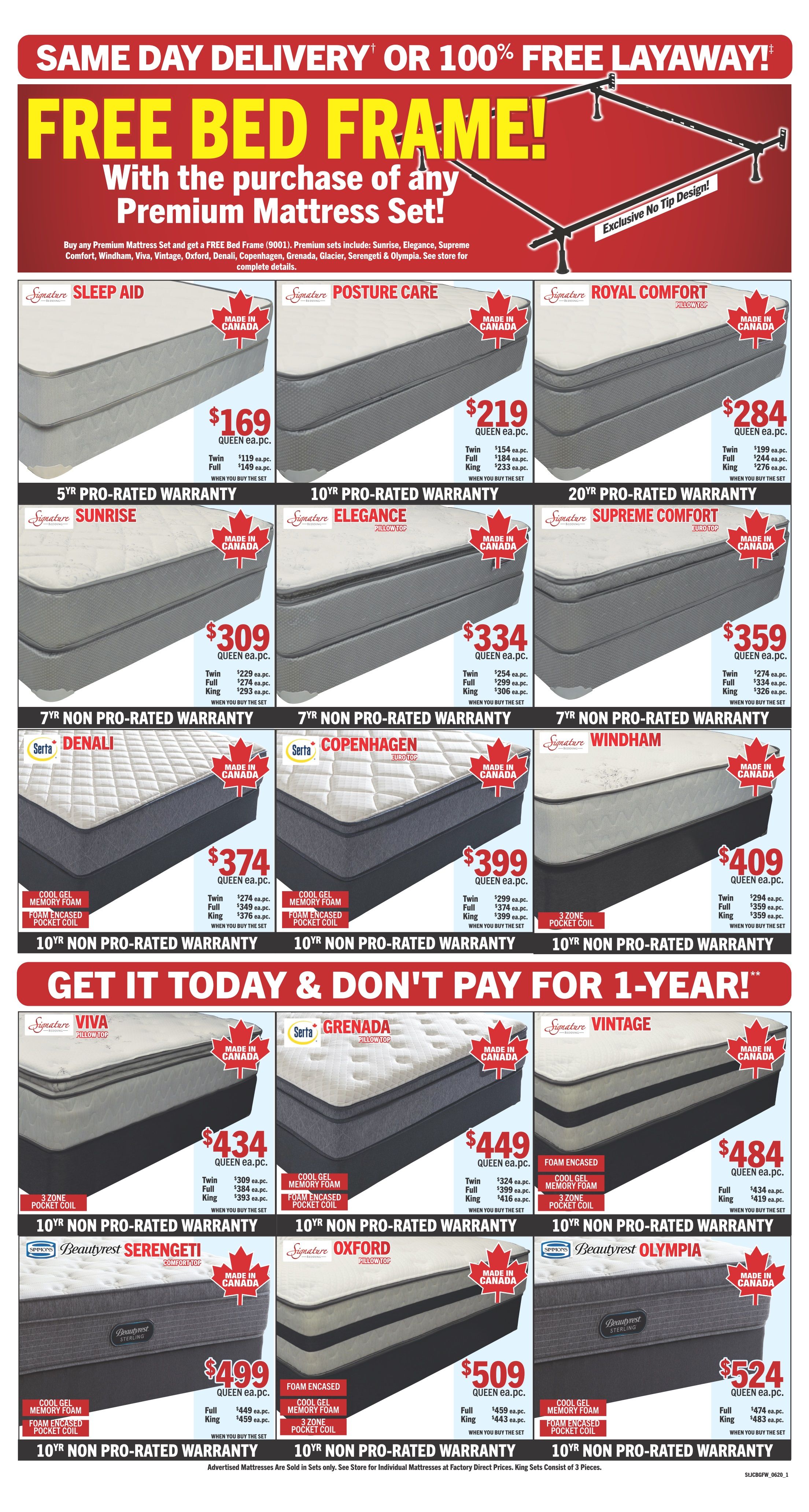 Surplus Furniture & Mattress Warehouse (Corner Brook) Flyer May 26 to June 1