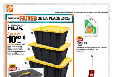 Home Depot (QC) Flyer January 4 to 10