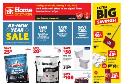 Home Hardware (BC) Flyer January 4 to 10