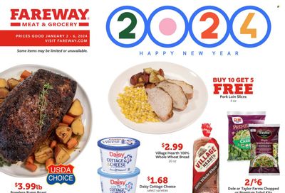 Fareway (IA) Weekly Ad Flyer Specials January 2 to January 6, 2024