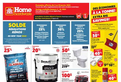 Home Hardware (QC) Flyer January 4 to 10