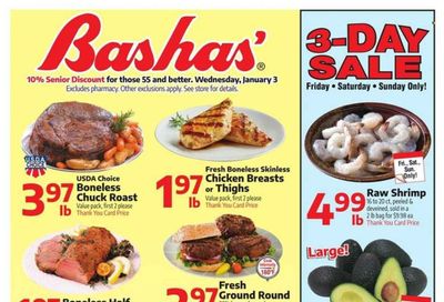 Bashas' (AZ) Weekly Ad Flyer Specials January 3 to January 9, 2024