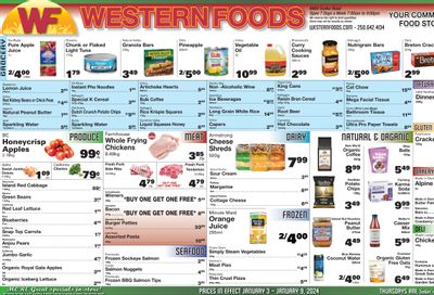 Western Foods Flyer January 3 to 9