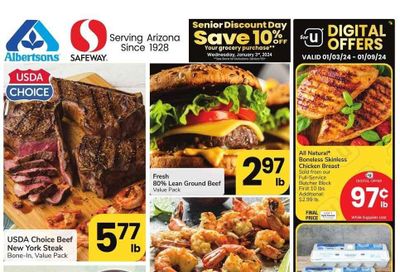 Safeway (AZ) Weekly Ad Flyer Specials January 3 to January 9, 2024