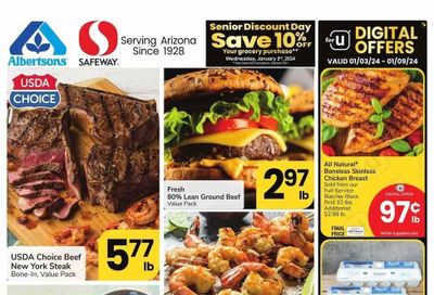 Safeway (AZ) Weekly Ad Flyer Specials January 3 to January 9, 2024