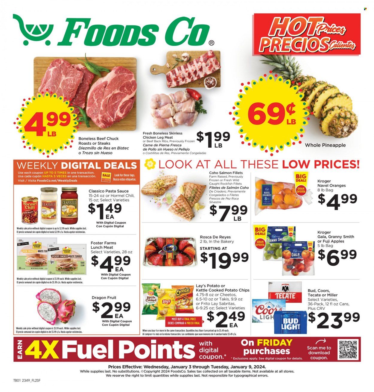 Foods Co (CA, OH, VA) Weekly Ad Flyer Specials January 3 to January 9, 2024