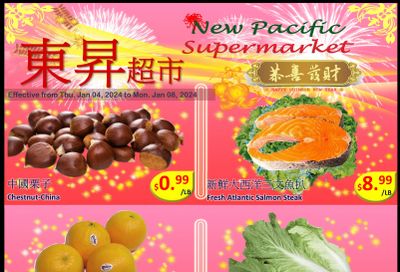 New Pacific Supermarket Flyer January 4 to 10