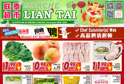 Marche Lian Tai Flyer January 4 to 10