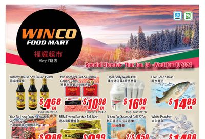 WinCo Food Mart (HWY 7) Flyer January 4 to 10