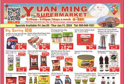 Yuan Ming Supermarket Flyer January 5 to 11