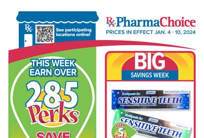 PharmaChoice (BC, AB, SK & MB) Flyer January 4 to 10